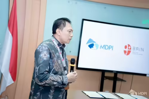 Dr. Fayakun Satria, Kepala Pusat Riset Perikanan BRIN memberikan penguatan pentingnya PKS ini bagi pengembangan ilmu pengetahuan di bidang perikanan berkelanjutan (Selasa, 10 September 2024)